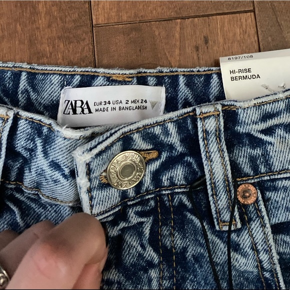 NWT Zara mom fit shorts 2 - Picture 4 of 14